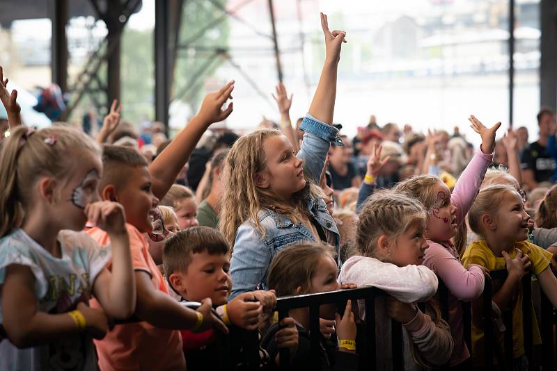 Kinder Fest v Dolní oblast Vítkovice, 13. sprna 2022, Ostrava.