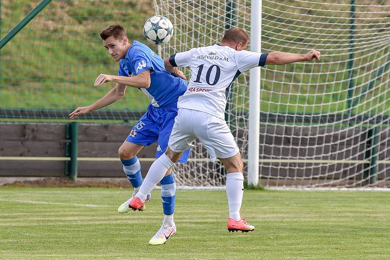 Fotbalový klub - Spolek SK Brušperk, 26. srpna 2020 v Brušperku.