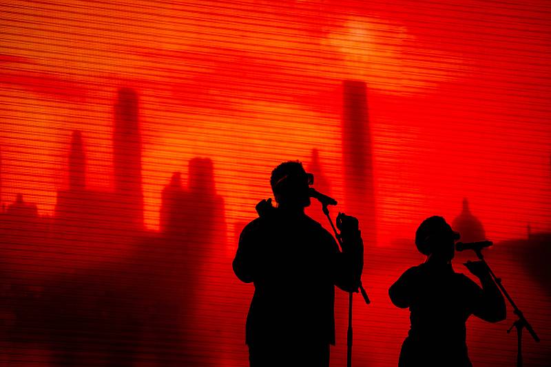 Hudební festival Colours of Ostrava v Dolní oblasti Vítkovice, 19. července 2019 v Ostravě. Na snímku Years & Years (zpěvák Olly Alexander)