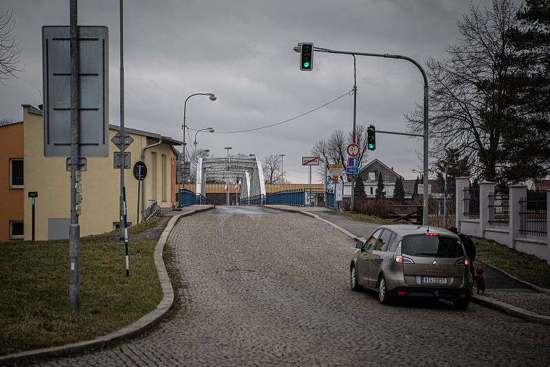 Hraniční přechod s Polskem, 27 února 2021 ve Starém Bohumíně.