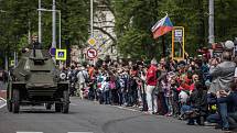 Poslední velký průvod zažilo centrum Ostravy před třemi lety při oslavách 70 let od konce druhé světové války.