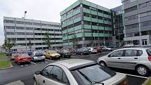 Tři budovy kancelářského komplexu Orchard v Ostravě-Fifejdách