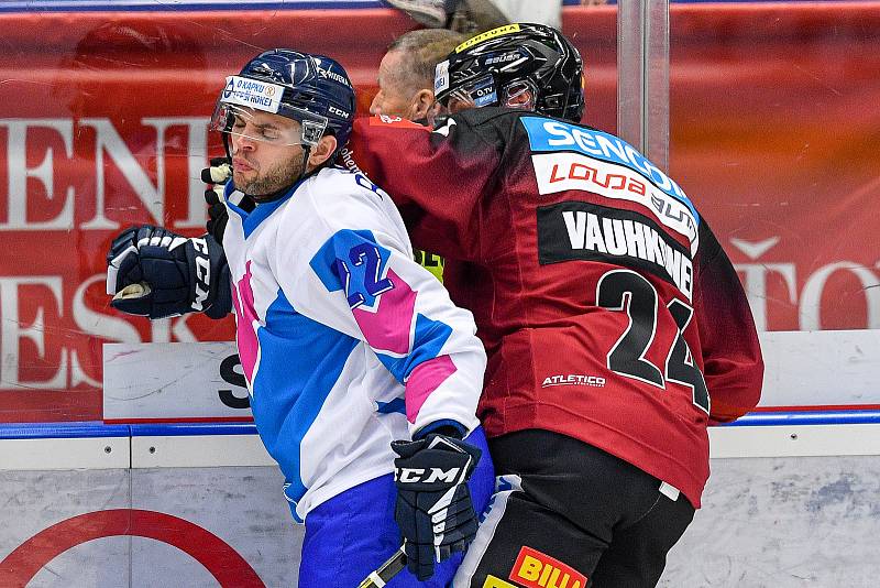 Utkání 44. kolo hokejové extraligy: HC Vítkovice Ridera - HC Sparta Praha, 3. února 2023, Ostrava. (zleva)