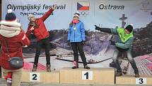 Olympijský festival u Ostravar Arény 23. února 2018 v Ostravě.