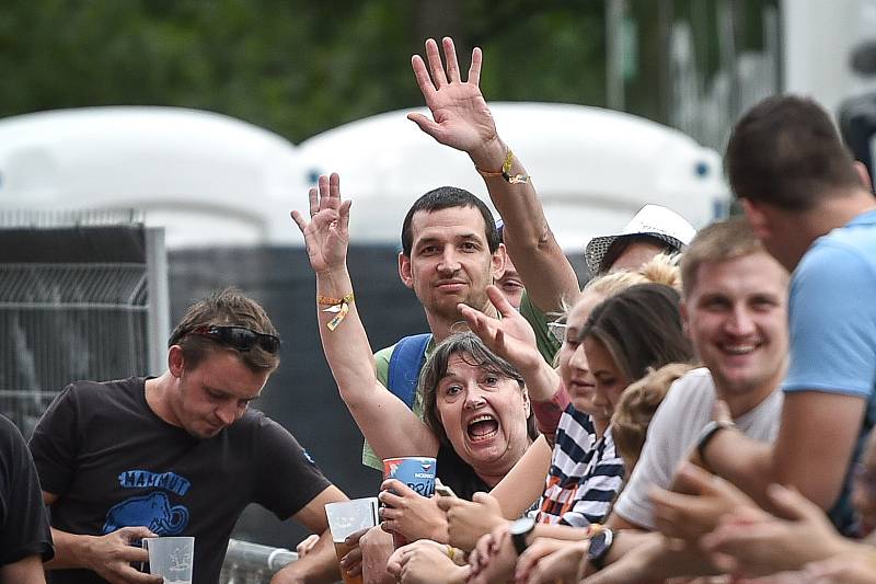 Hudební festival Colours of Ostrava 2018 v Dolní oblasti Vítkovice, 19. července 2018 v Ostravě.