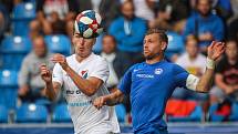 Utkání 1. kola první fotbalové ligy: FC Baník Ostrava - FC Slovan Liberec, 13. července 2019 v Ostravě. Na snímku (zleva) Robert Hrubý, Radim Breite.