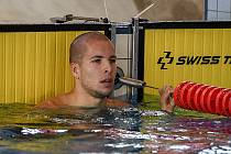 Maďar Szebasztián Szabó, vítěz 29. ročníku Velké ceny Ostravy v plavání, 1. května 2022 v Ostravě. 