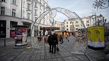 Vánoční trhy na Masarykově náměstí v Ostravě. Ilustrační foto.