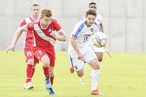 Fotbalisté Baníku Ostrava B remizovali v Blansku 3:3. Na archivním snímku během derby s Frýdkem-Místkem.