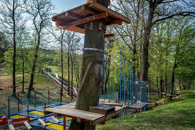 Celoroční volnočasový areál Heipark Tošovice.