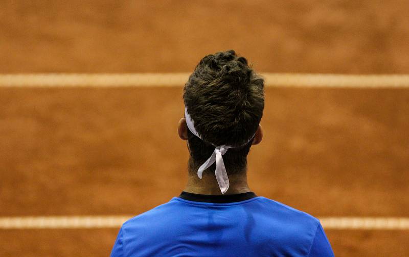 Davis Cup 2018 v Ostravě - Česko vs. Izrael, Jiří Veselý