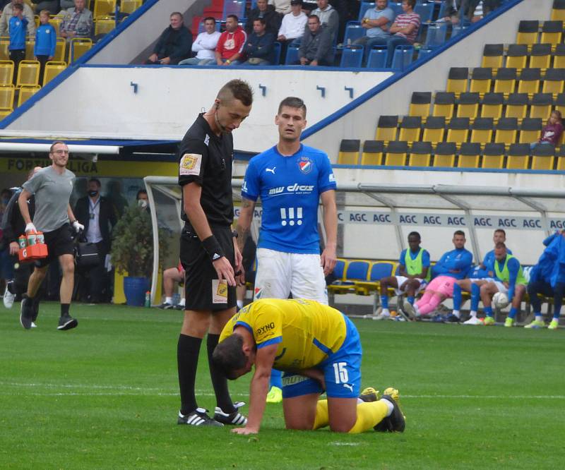 Fotbalisté Baníku Ostrava v Teplicích.