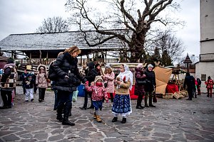 Vánoce na Slezskoostravském hradě, 15.prosince 2018 v Ostravě.