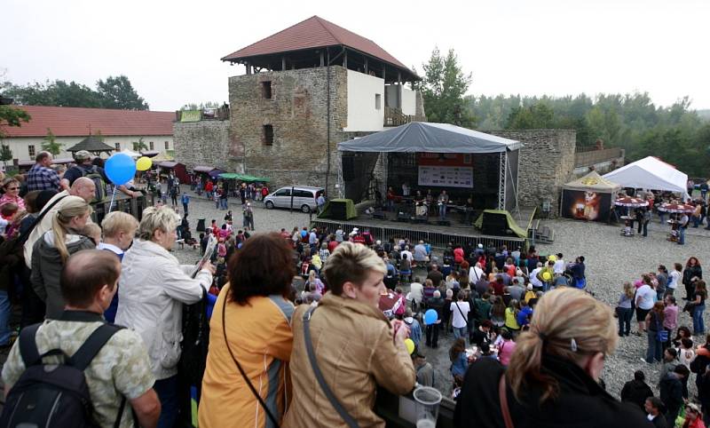 Dřevařský festival na Slezskoostravském hradě. 