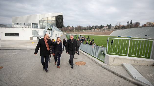 Slavnostní otevření stadionu Bazaly, 2. prosince 2019 v Ostravě.