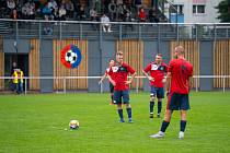 Fotbalisté Hlubiny rázně zastavili sérii ztrát. V Bruntálu zvítězili v rámci 21. kola divize F 3:0 a uhájili první místo v tabulce.