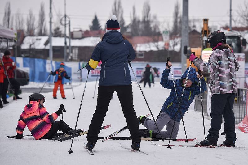 Olympijský festival v Ostravě, 12. února 2018. Disciplína běžky.