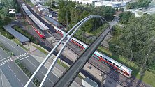 Správa železnic ukázala proměnu železničního uzlu Ostrava.