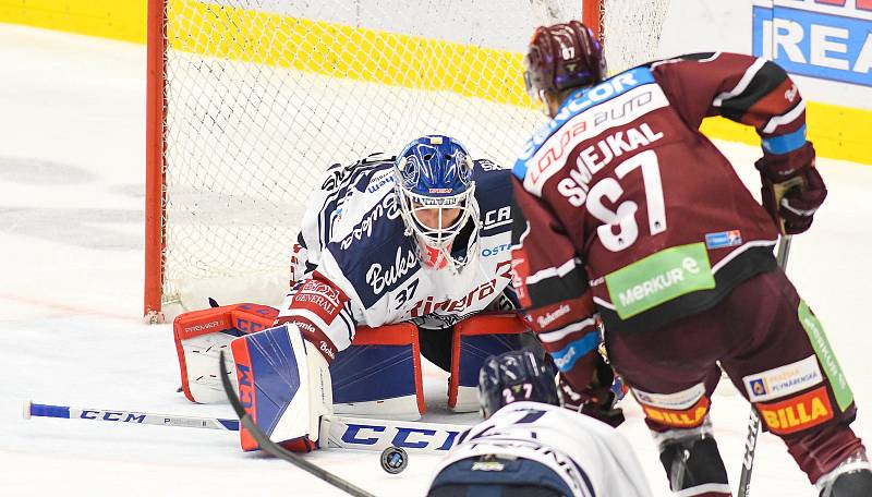 Utkání 9. kola hokejové extraligy: HC Vítkovice Ridera - HC Sparta Praha, 11. října 2019 v Ostravě.