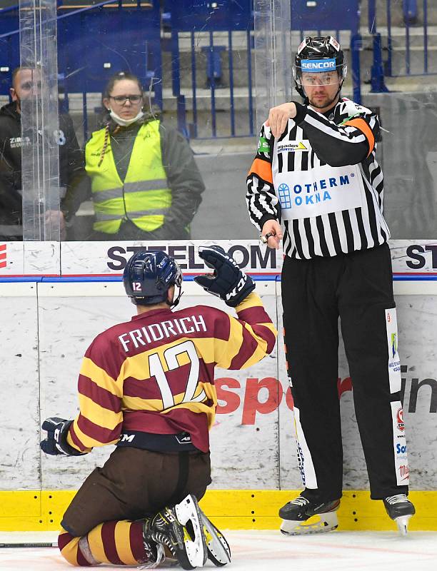 Vítkovice - Brno 4:2 (56. kolo extraligy, 25. 2. 2022)