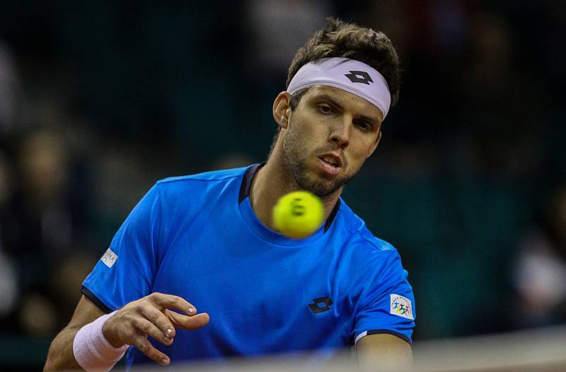 Davis Cup 2018 v Ostravě - Česko vs. Izrael, Jiří Veselý