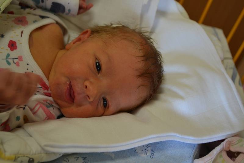 Ellie Soukupová, 6. 7. 2019, 50 cm, 3060 g, Ostrava – Výškovice. Fakultní nemocnice Ostrava.