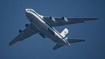 Letadlo Antonov An-124 Ruslan prolétá nad Ostravou 13. září 2021.