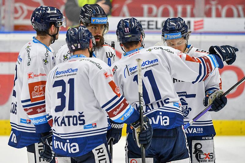 Utkání 40. kola hokejové extraligy: HC Vítkovice Ridera - HC Litvínov, 22. ledna 2023, Ostrava. (střed) Peter Mueller z Vítkovic.