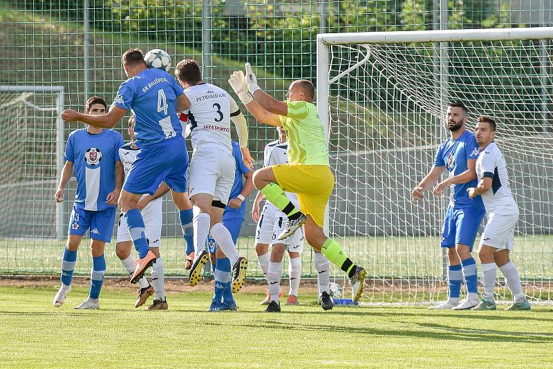 Fotbalový klub - Spolek SK Brušperk, 26. srpna 2020 v Brušperku.