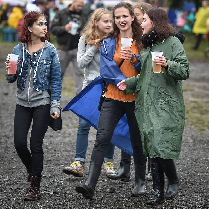 Hudební festival Colours of Ostrava 2018 v Dolní oblasti Vítkovice, 18. července 2018 v Ostravě.