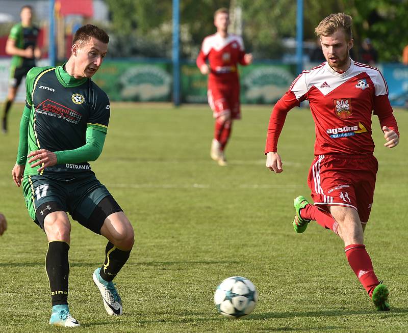 Fotbal, Petřkovice - Velké Meziříčí, 7. května 2019 v Ostravě.