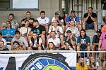 Akce po názvem „Ve čtvrtek v pět deset“ setkání vedení s fanoušky FC Baník Ostrava, 20. července 2023, Ostrava.