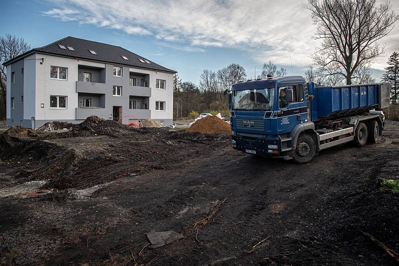 Revitalizace vyloučené lokality Zárubek, listopad 2020 v Ostravě.