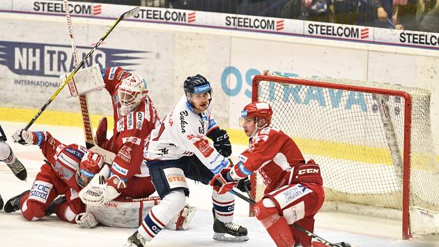 Hokejové derby: Vítkovice - Třinec