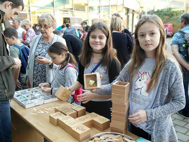 Mineralogická burza 13. října 2018 v Ostravě.