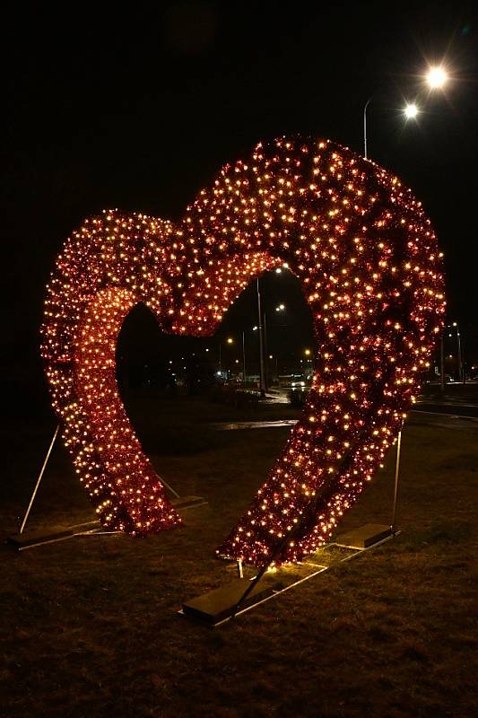 Valentýnské srdce i strom mají v obvodu Ostrava-Jih nebývalý úspěch již týden před samotným svátkem.