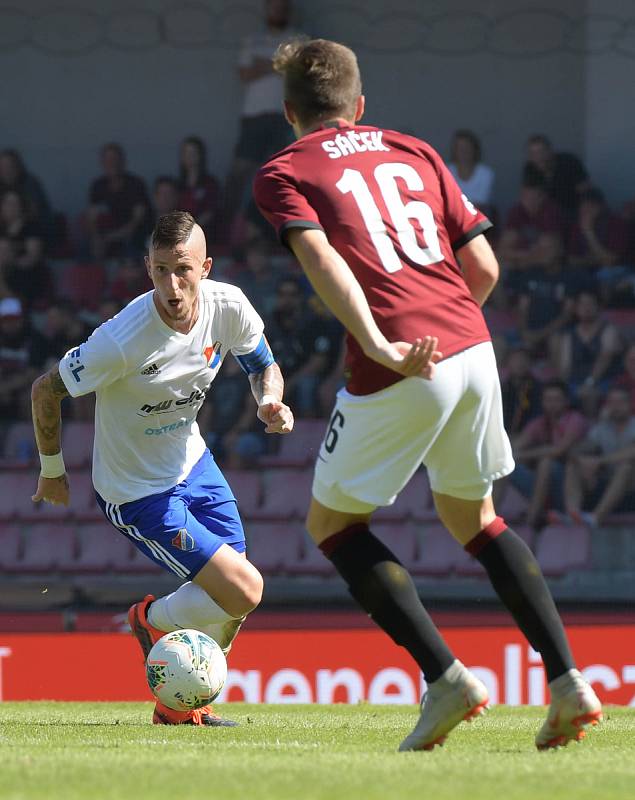 Utkání 6. kola první fotbalové ligy FORTUNA:LIGA, AC Sparta Praha - FC Baník Ostrava, 18. srpna 2019 v Praze.