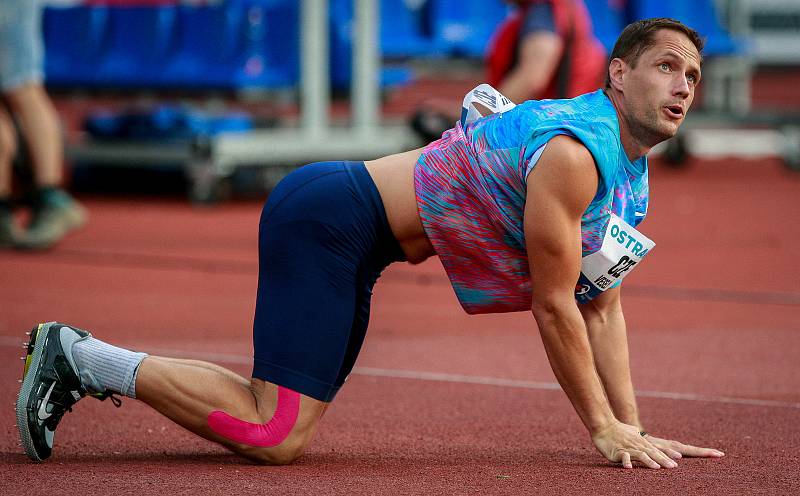 56. ročník atletického mítinku Zlatá tretra, který se konal 28. června 2017 v Ostravě. Na snímku Vítěslav Veselý.