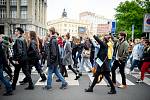 Protestní akce za lepší ochranu klimatu a snižování emisí v Ostravě, 3. května 2019.