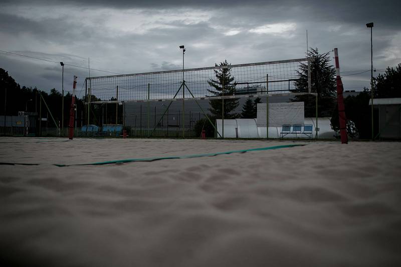 Sportovní areál tělovýchovná jednota Ostrava na Várenské ulici.