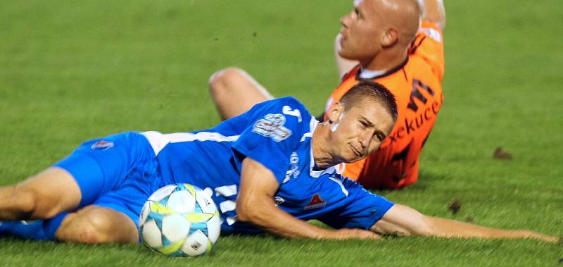 Utkání FC Baník Ostrava - SK Sigma Olomouc. 