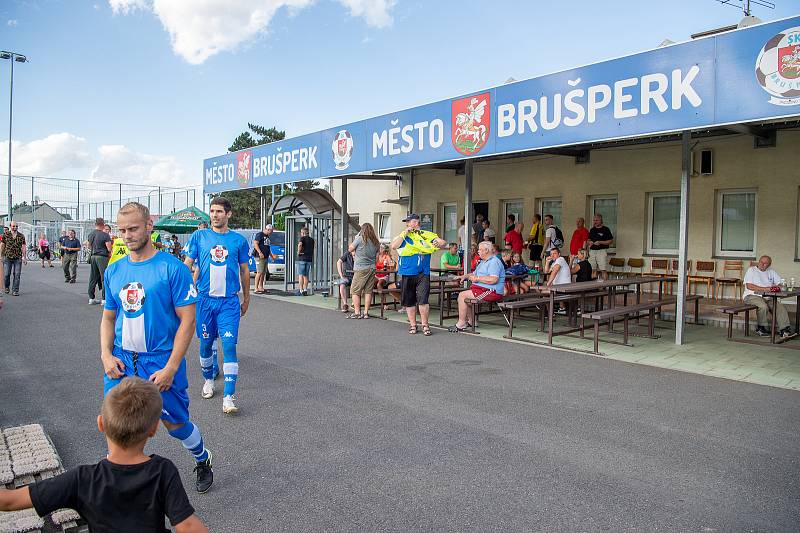 Fotbalový klub - Spolek SK Brušperk, 26. srpna 2020 v Brušperku.