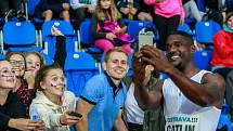 Justin Gatlin na 57. ročník Zlaté tretry Ostrava.