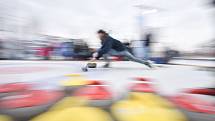 Olympijský festival u Ostravar Arény, 12. února 2018 v Ostravě. Curling.