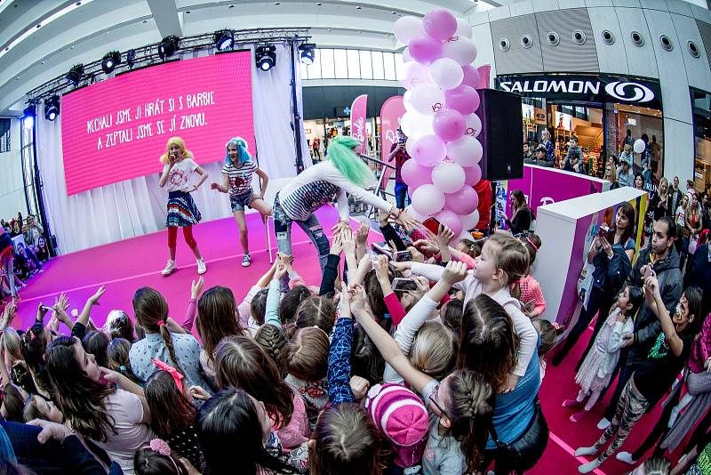 Oslava 60 let Barbie, obchodní centrum Nová Karolina, 9.březen 2019 v Ostravě.