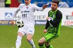 Utkání 25. kola první fotbalové ligy: FC Baník Ostrava - FK Mladá Boleslav, 16. března 2019 v Ostravě. Na snímku (zleva) Václav Procházka, Tomáš Přikryl.