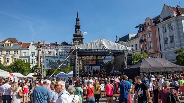 Festival v ulicích, 29. června 2019 v Ostravě.