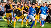 Utkání 2. kola MOL Cup: FC Hlučín - Baník Ostrava 0:1 po prodloužení, 25. srpna 2021 v Hlučíně.