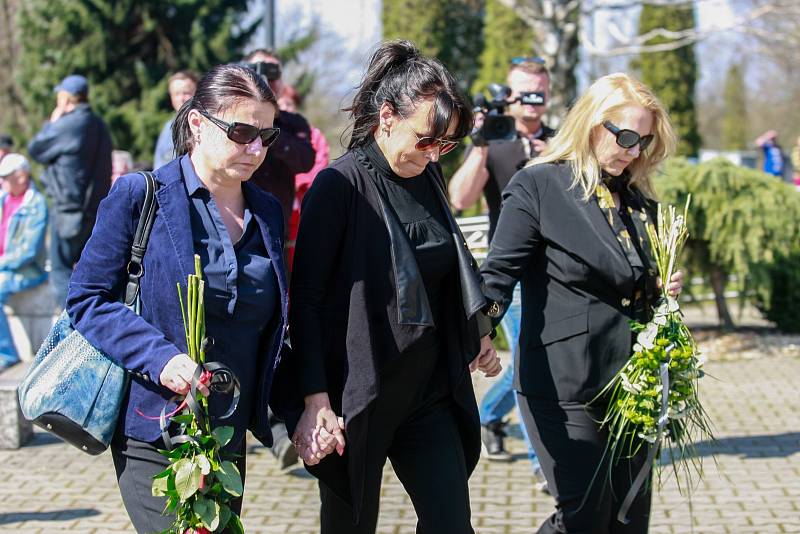 Pohřeb Věry Špinarové v Ostravě.