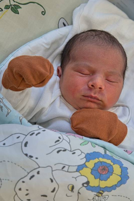 Martínek Oláh, Orlová, narozen 20. listopadu 2021 v Karviné, míra 50 cm, váha 3700 g. Foto: Marek Běhan